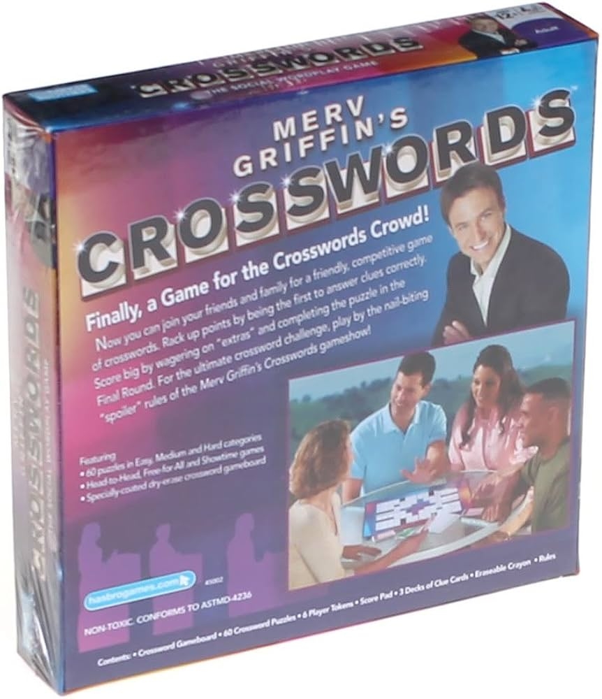 MERV Griffins Crosswords Board Game Amazon au Toys Games