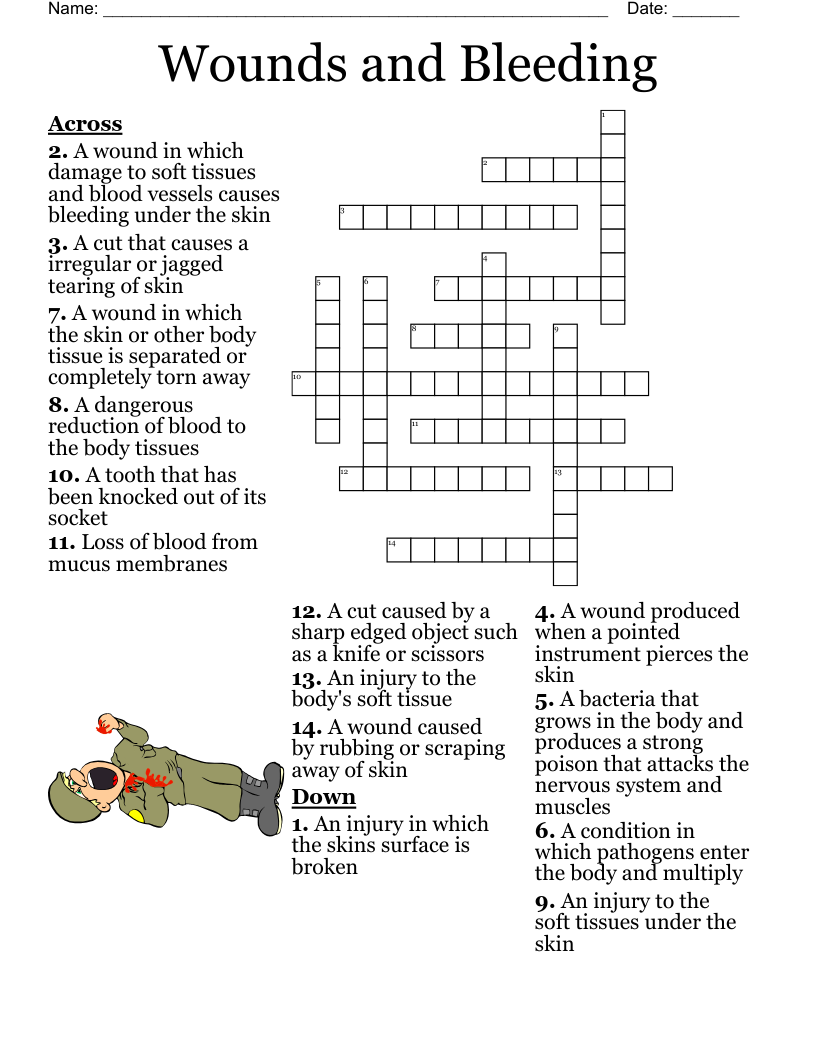 Microbiology Infection Control Crossword WordMint