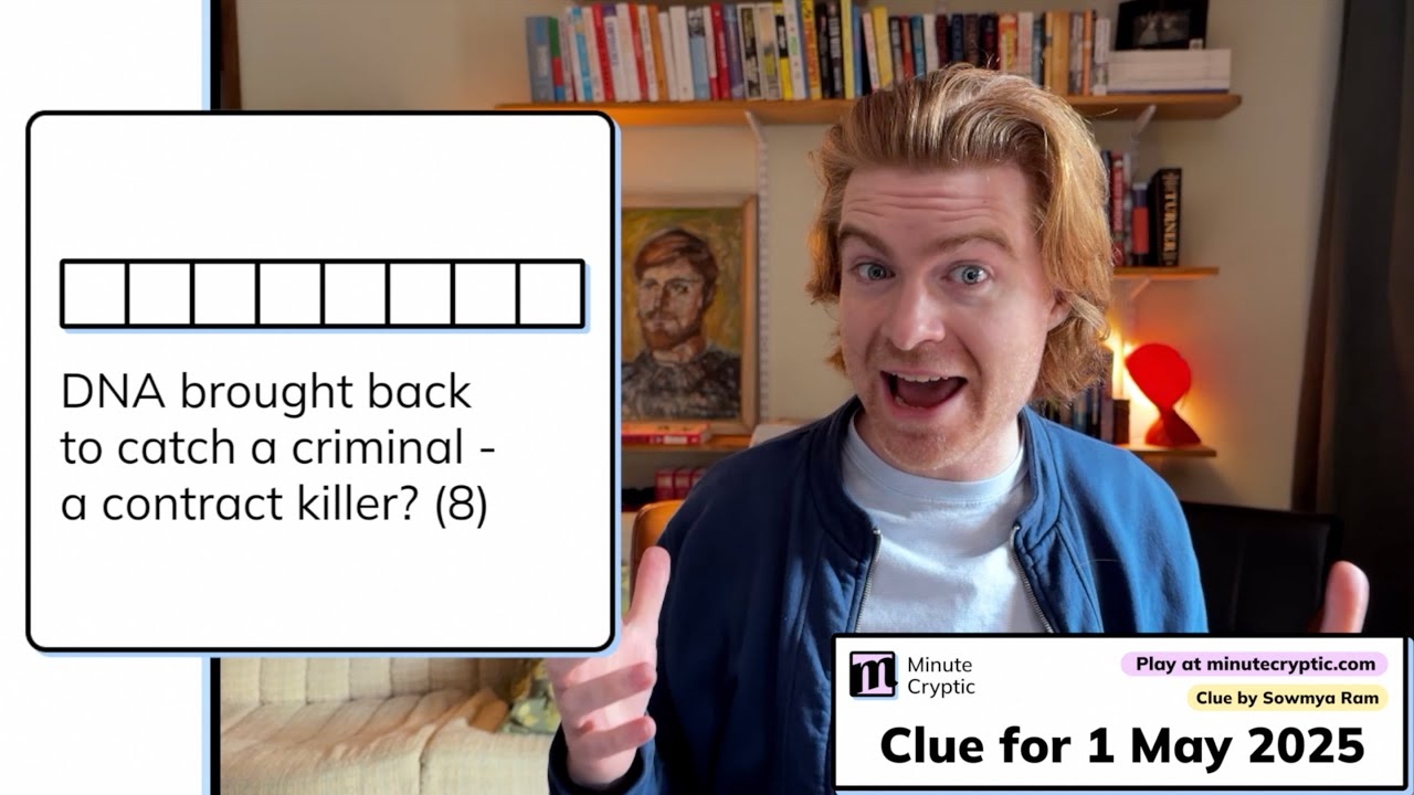 Minute Cryptic Clue 310 DNA Brought Back To Catch A Criminal A Contract Killer 8 YouTube