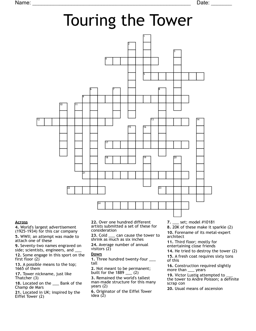 Mosque Tower Crossword Clue