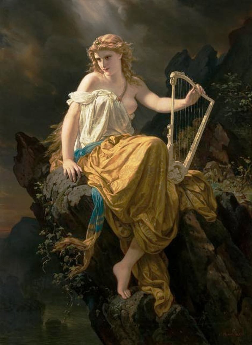 Muse With A Lyre By Clemens Bewer A Quick Analysis