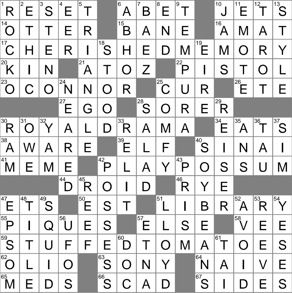 musical instrument crossword clue