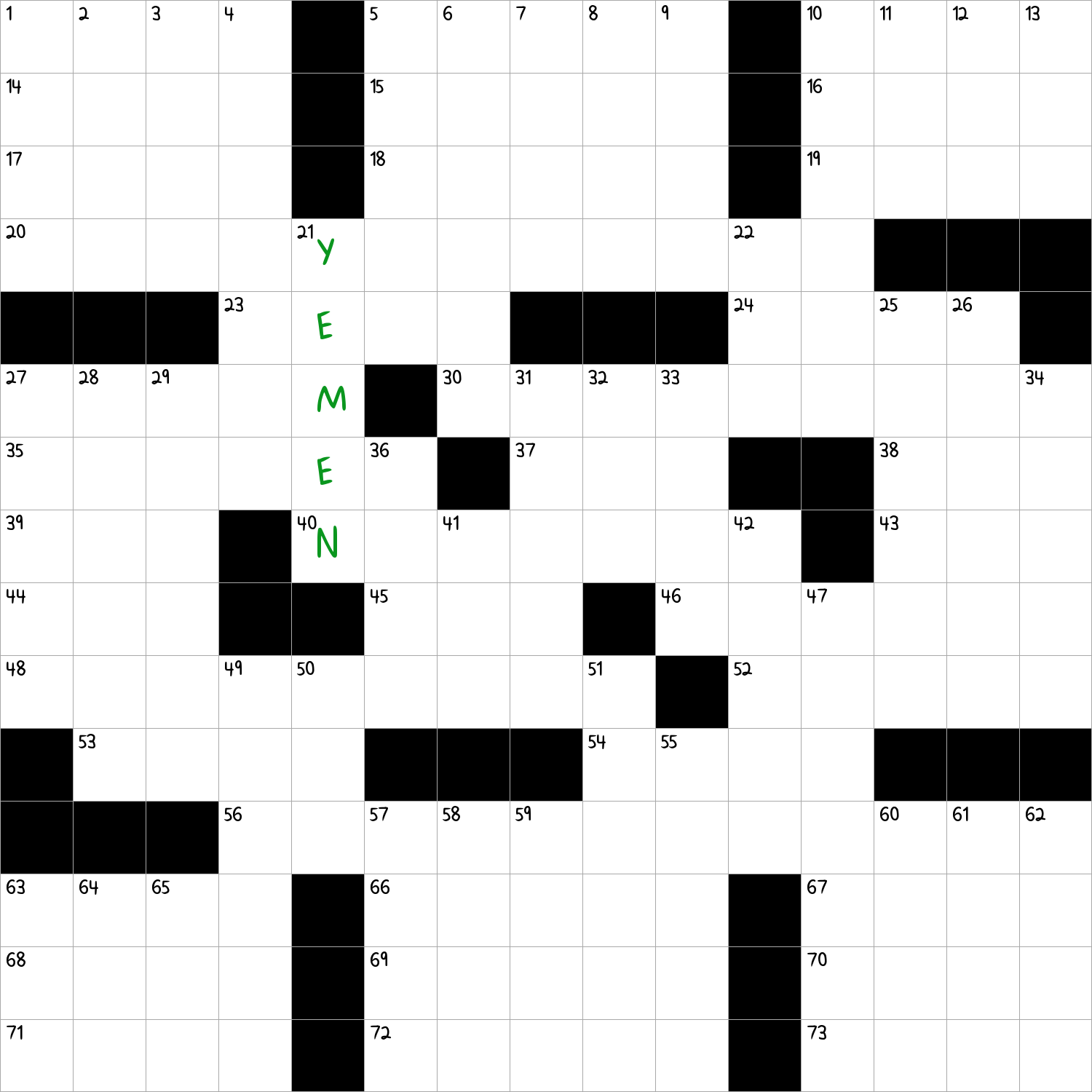 Neighbor Of Saudi Arabia NYT Crossword Clue February 25 2025