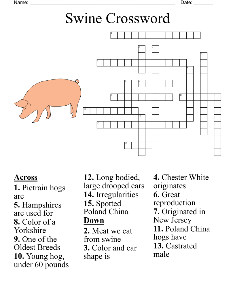 New Jersey Crossword Puzzle WordMint
