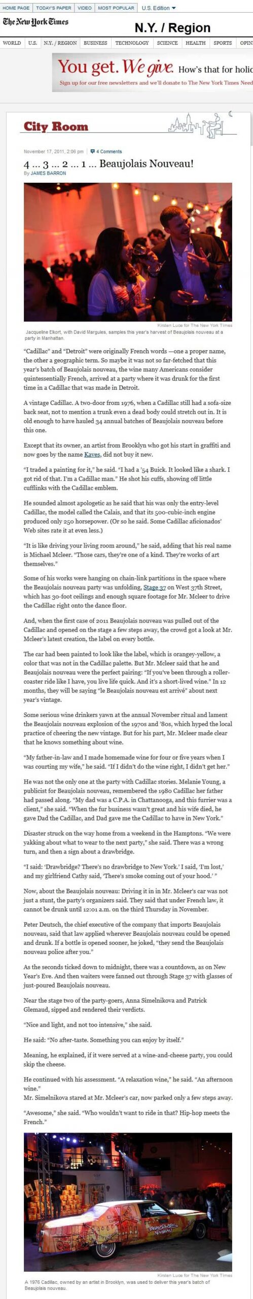 New York Times Marcey Brownstein Catering Events