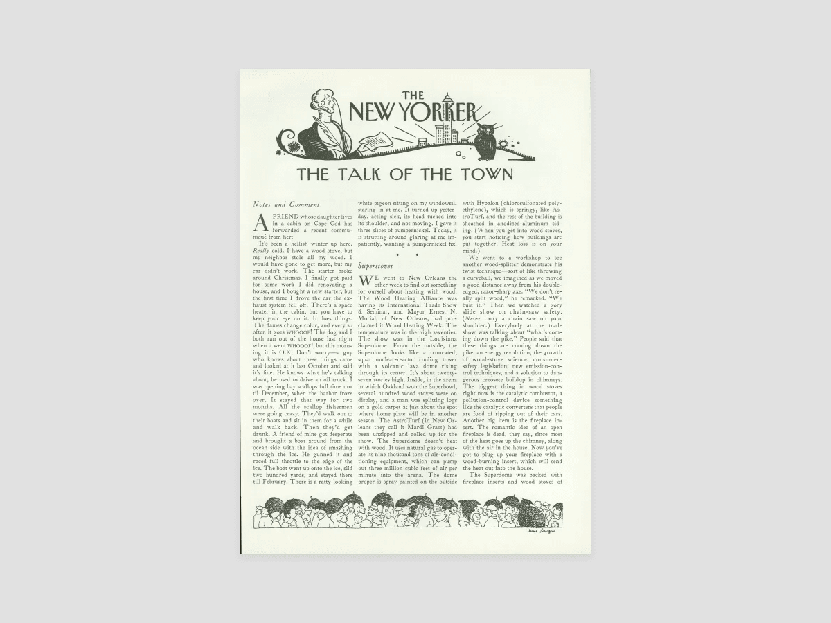 Notes And Comment The New Yorker