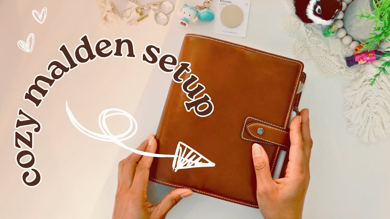 November Planner Setup Filofax Malden Dashboard Reveal YouTube