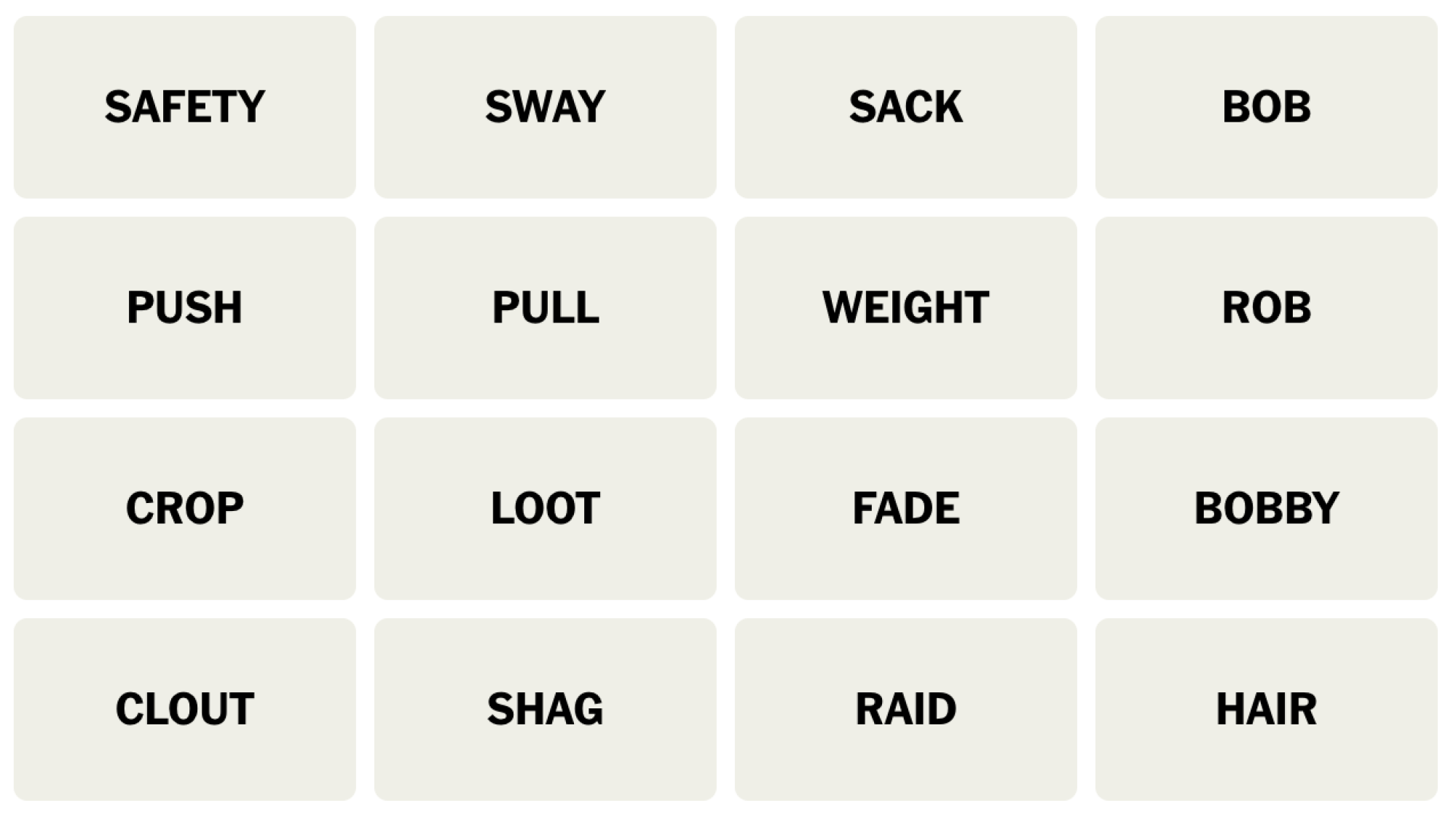 NYT Connections Answer For Today May 30 2024 Lifehacker