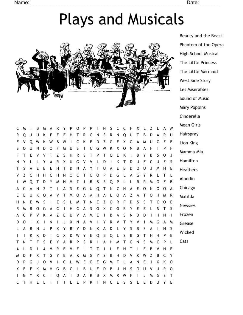 Opera Crossword Puzzle WordMint