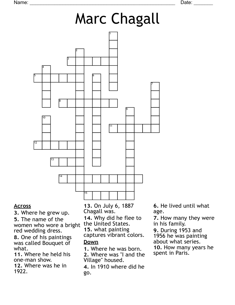 Painting Crosswords Word Searches Bingo Cards WordMint