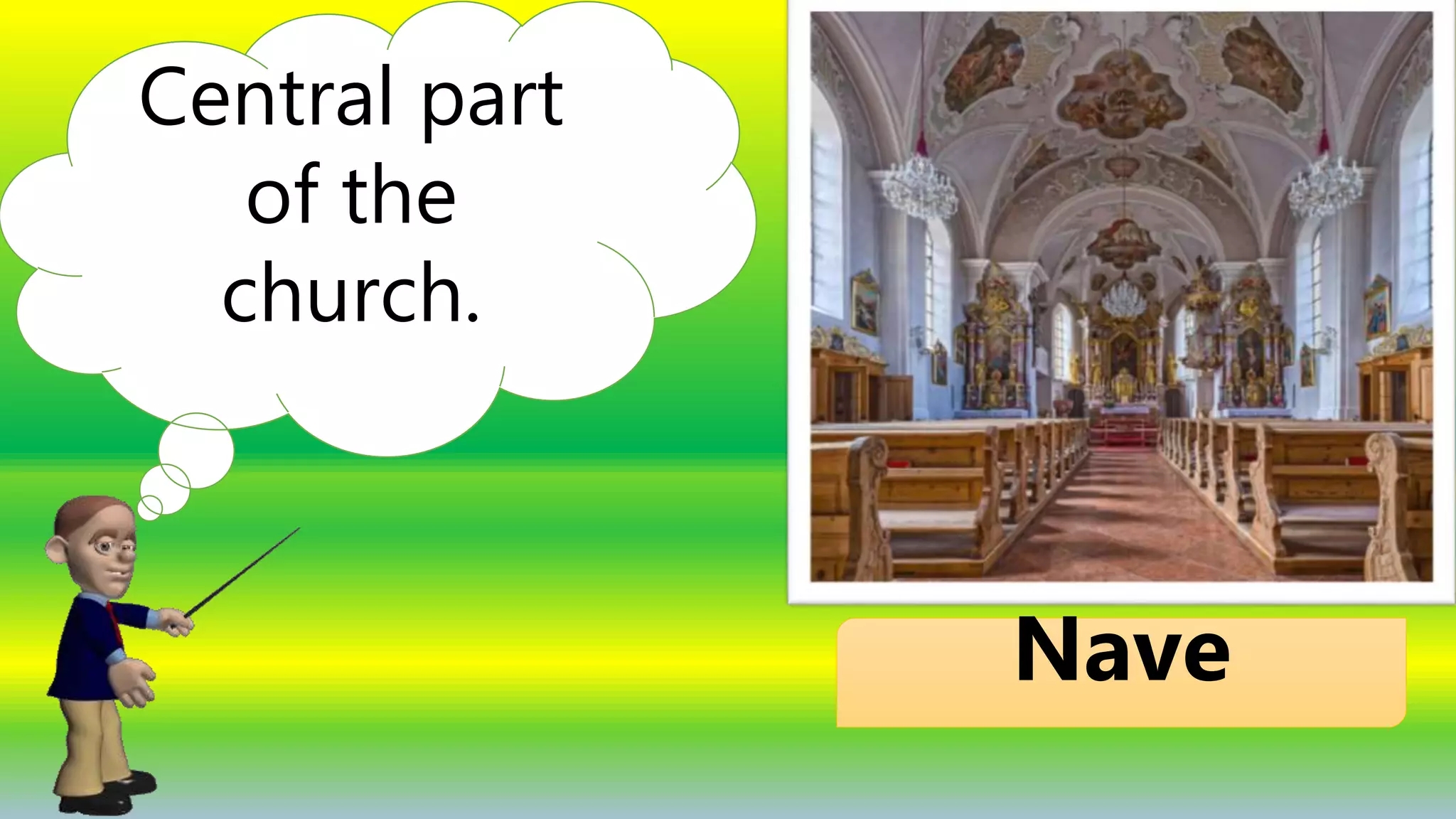 central part of a church