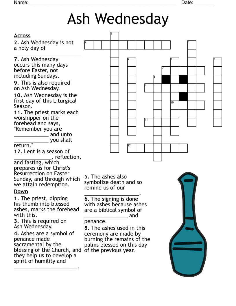 Penance Crossword WordMint