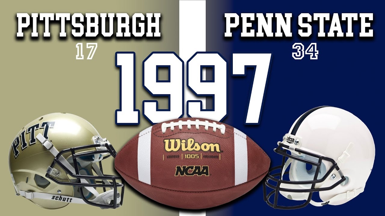 Penn State Vs Pittsburgh 1997 FULL GAME YouTube