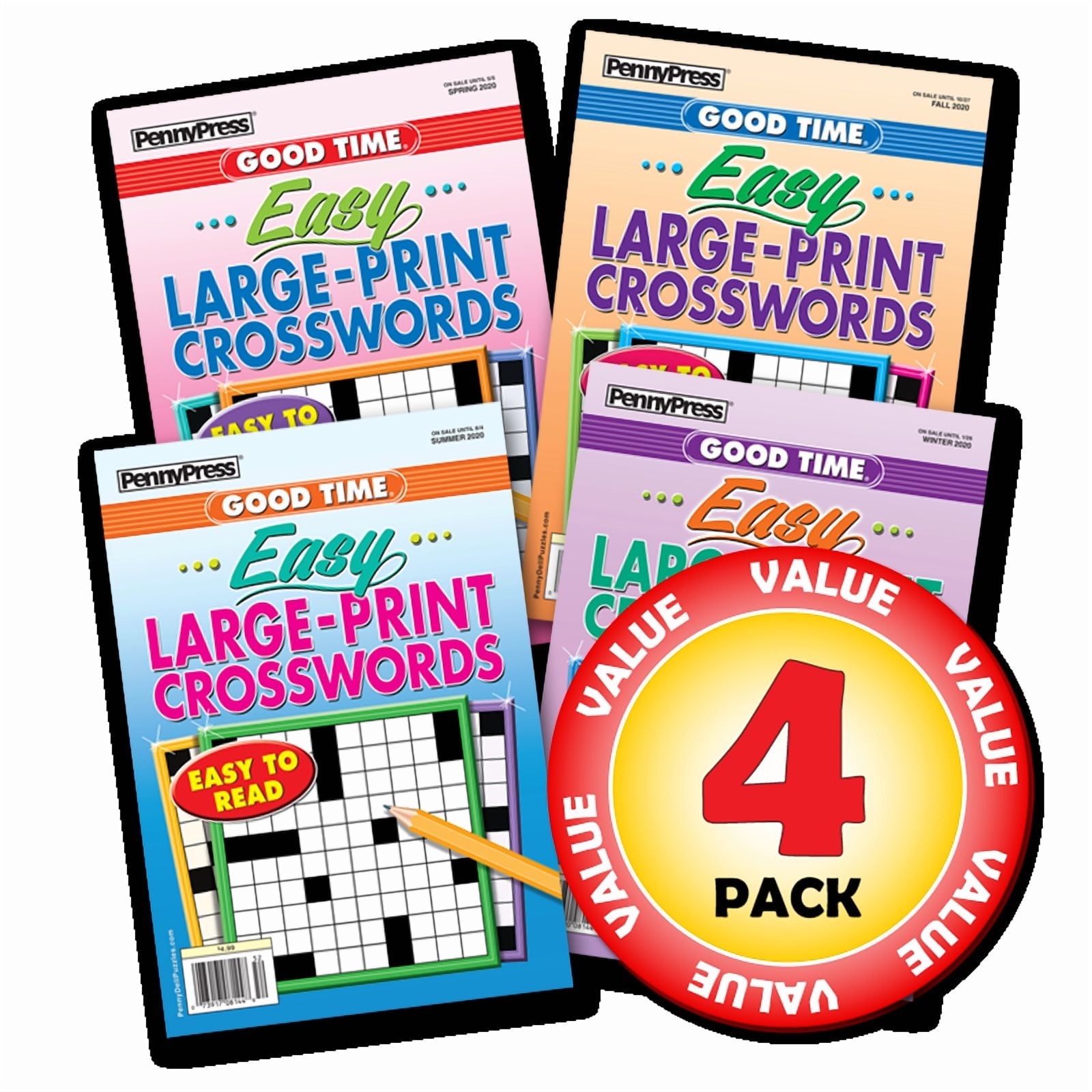 Penny Press Dell Easy As Pie Large Print Crosswords 4 Full Sized Puzzle Volumes Walmart Penny Press Dell Easy As Pie Large Print Crosswords 4 Full Sized Puzzle Volumes Walmart