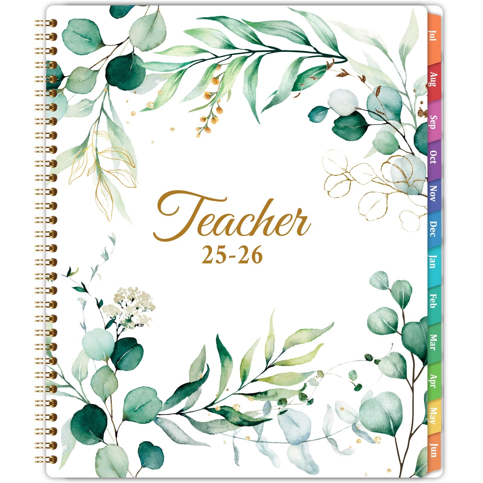 Planificateur Enseignant 2025 2026 Teacher Planner 2025 2026 July 2025 June 2026 9 X 11 Twin Wire Binding For Teachers Oil Painting Teacher Lesson Planner