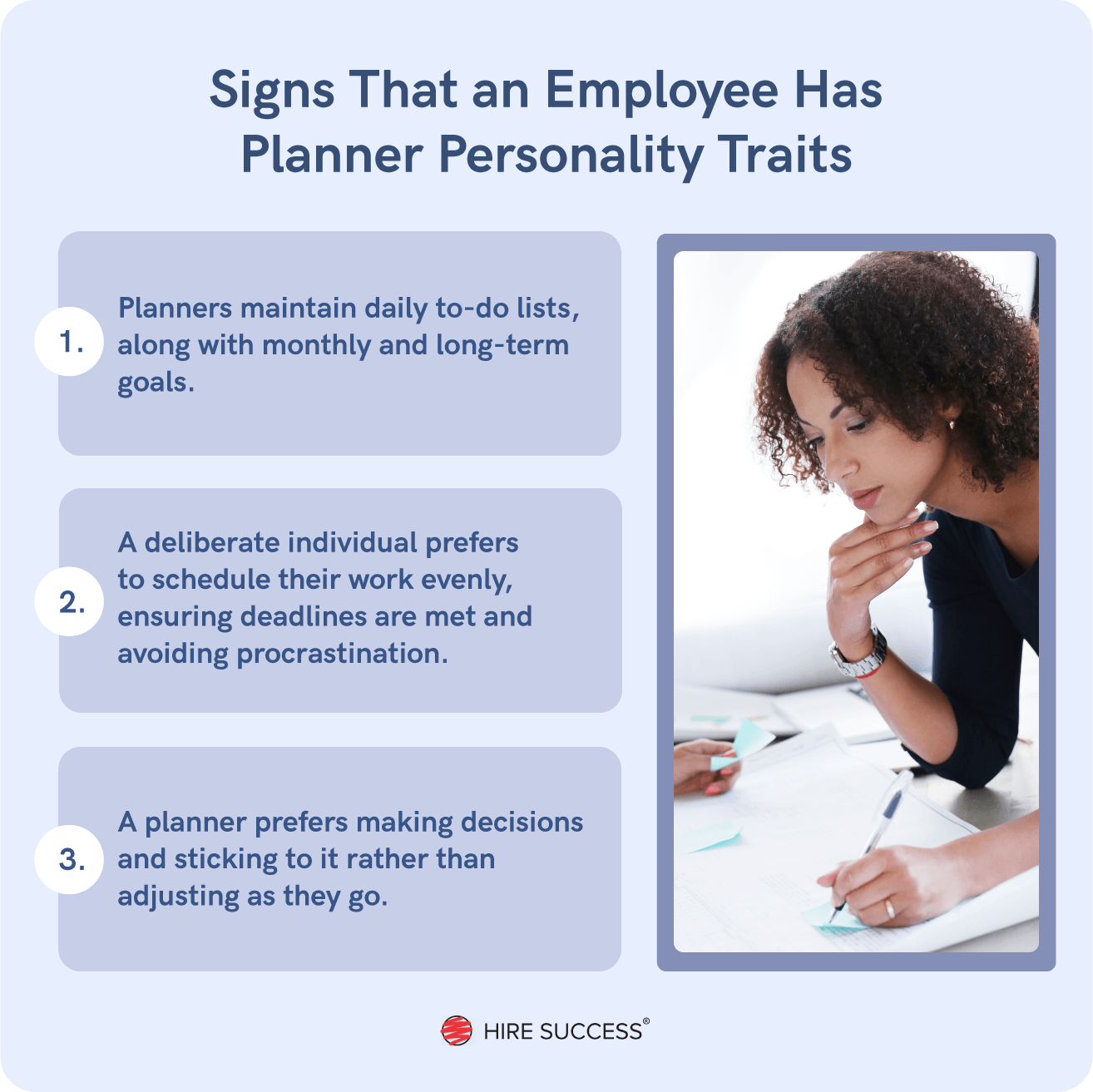 Planner Deliberate Vs Spontaneous Personality Traits Hire Success 