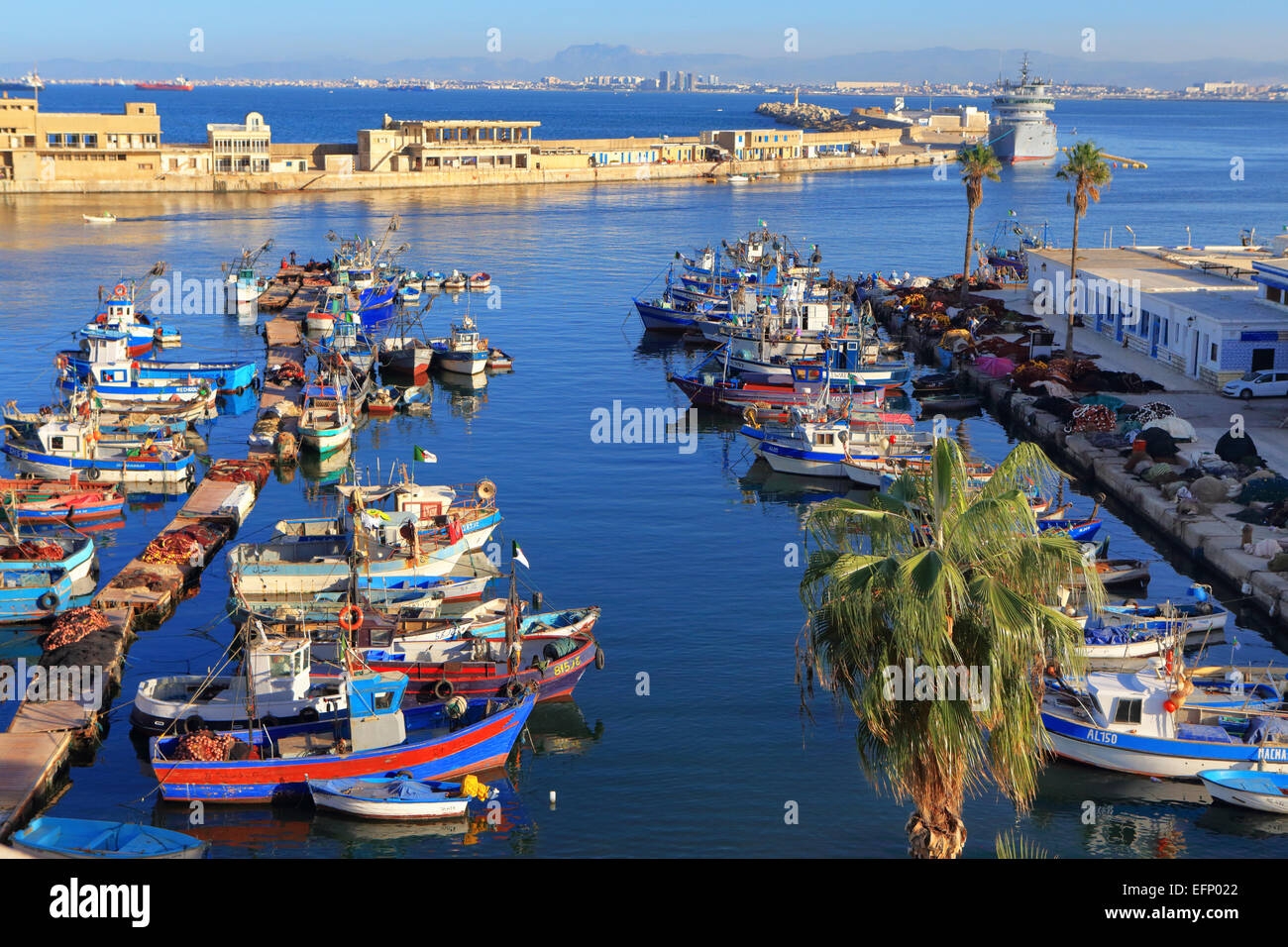 Port Algiers Algiers Province Algeria Stock Photo Alamy