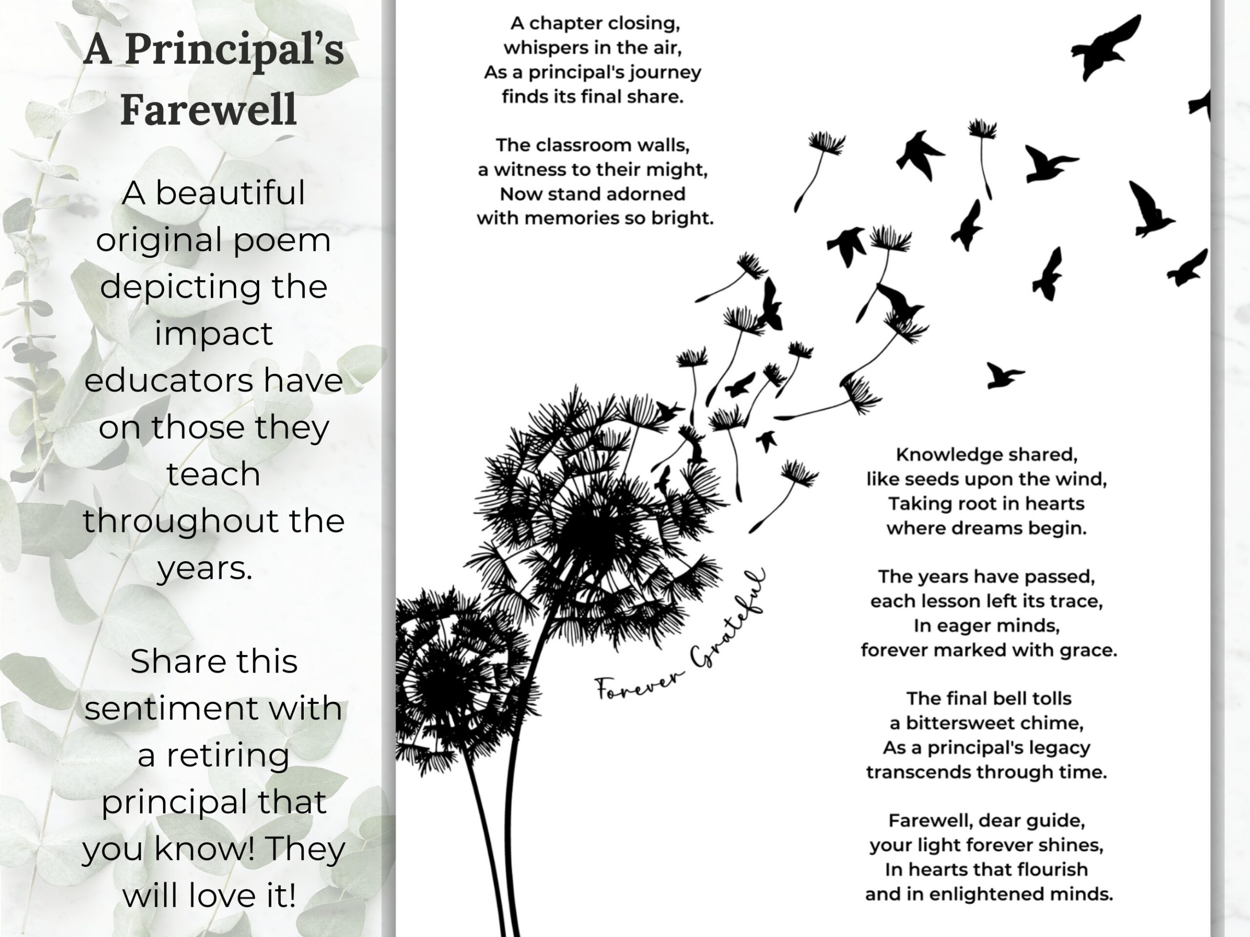 Principal Retirement Gift Printable Retiring Principal Poem Wall Art Digital Print Retirement Card Principal Home Wall Decor Retiree Present Etsy New Zealand Principal Retirement Gift Printable Retiring Principal Poem Wall Art Digital Print Retirement Card Principal Home Wall Decor Retiree Present Etsy New Zealand