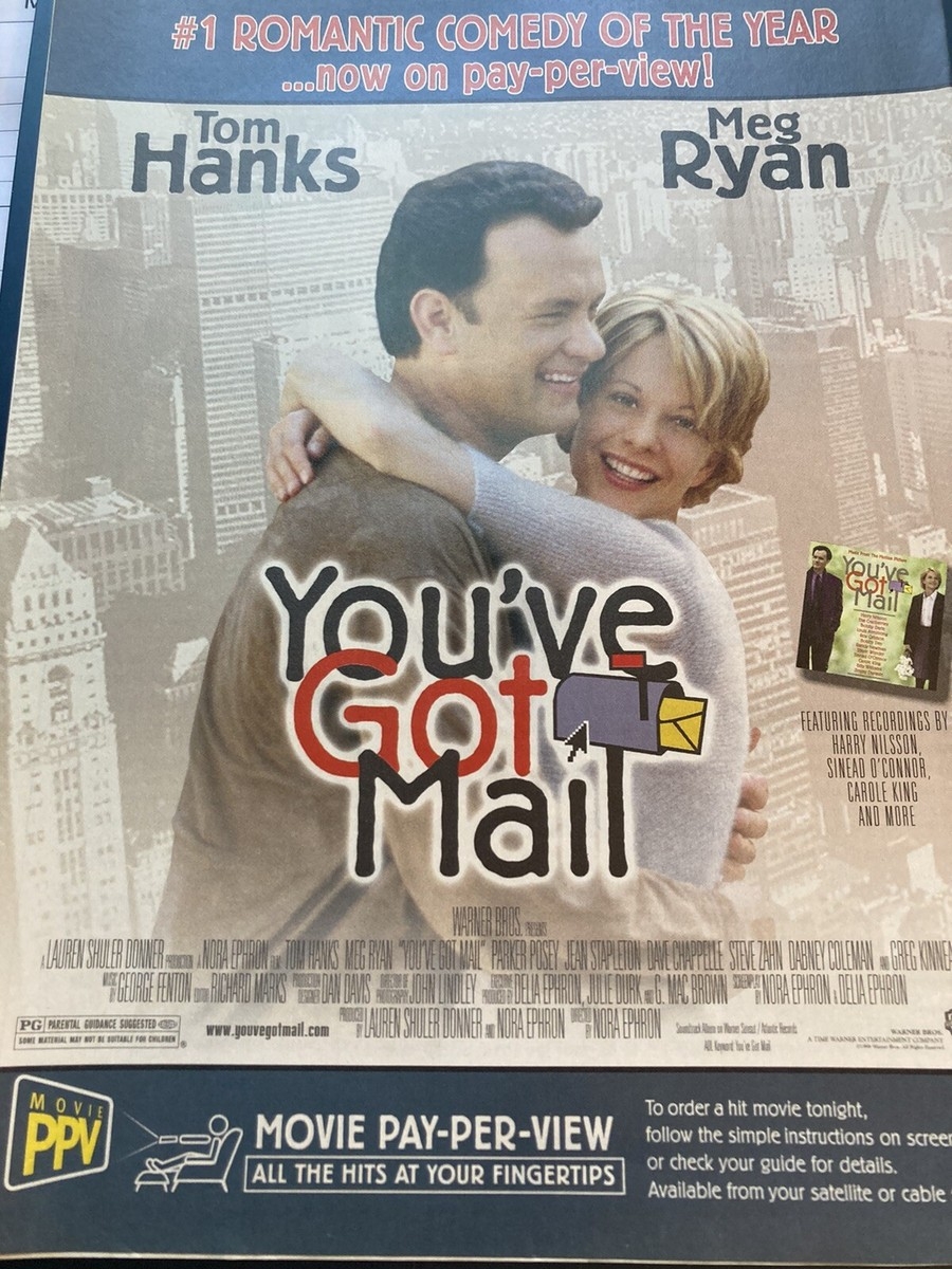 Print Ad For Classic Rom Com You ve Got Mail With Tom Hanks And Meg Ryan EBay Print Ad For Classic Rom Com You ve Got Mail With Tom Hanks And Meg Ryan EBay