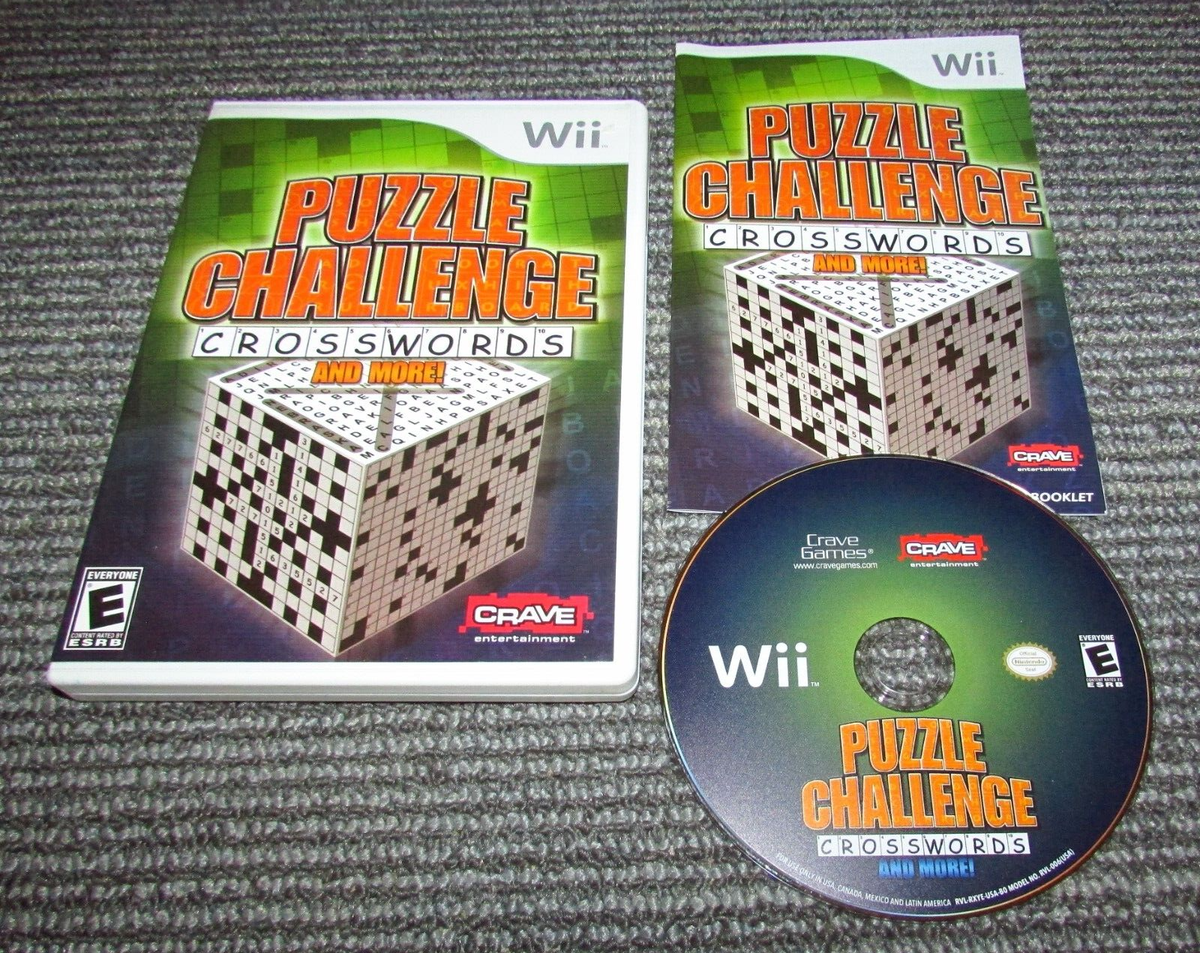 Puzzle Challenge Crosswords And More For Nintendo Wii Complete Fast Shipping EBay Puzzle Challenge Crosswords And More For Nintendo Wii Complete Fast Shipping EBay