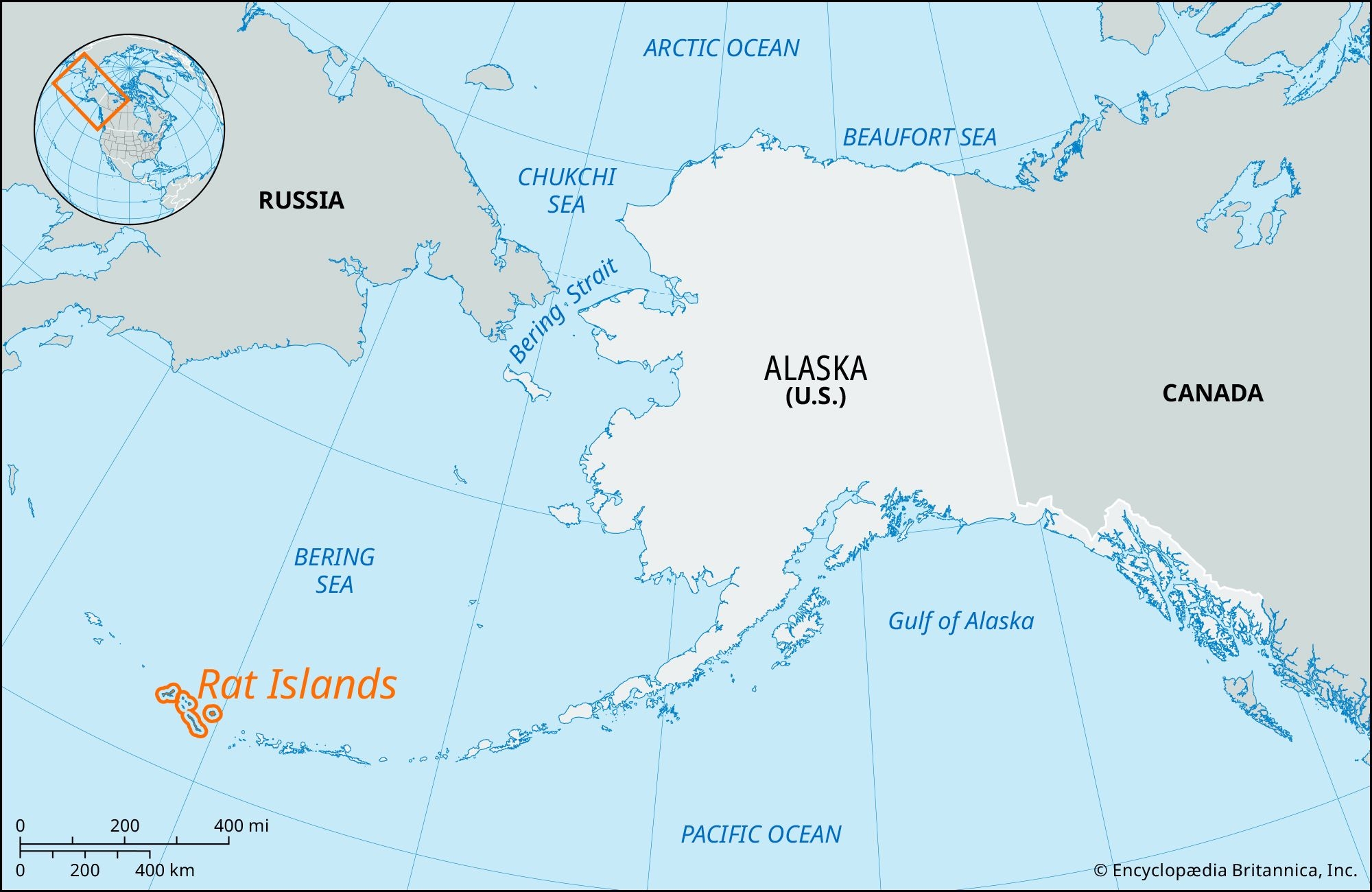 Rat Islands Alaska Map History Britannica