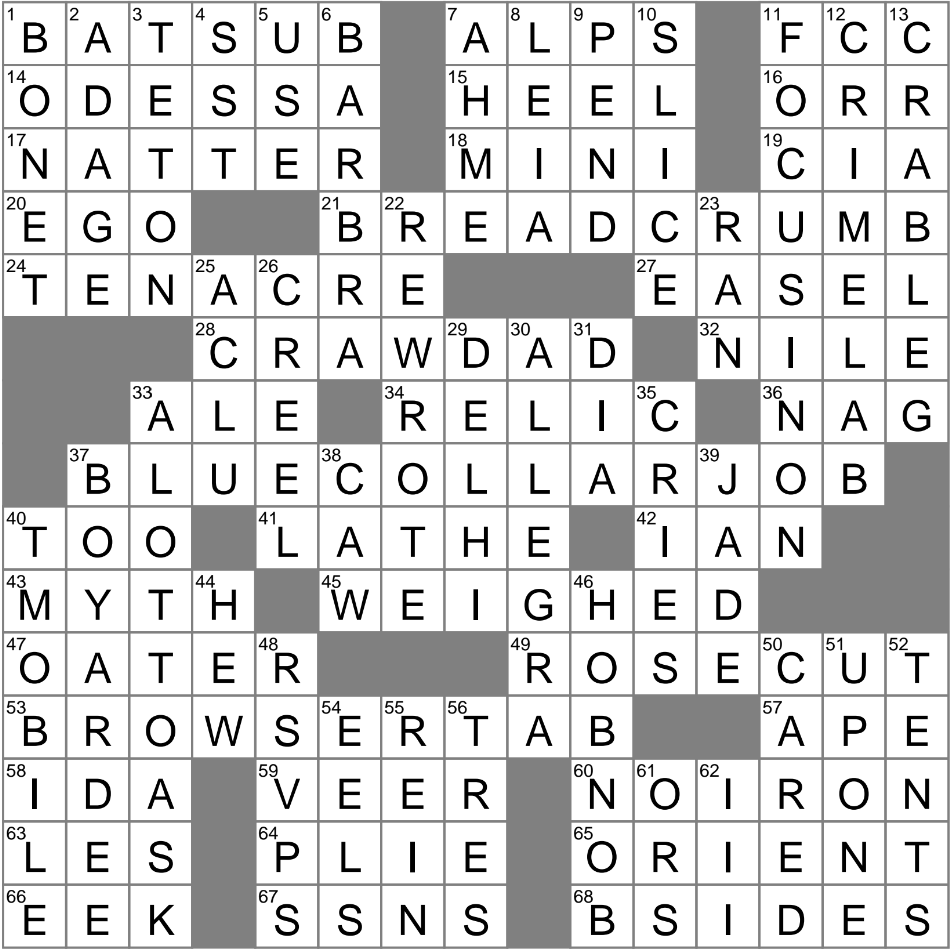 Really Big Favor Crossword Clue Archives LAXCrossword