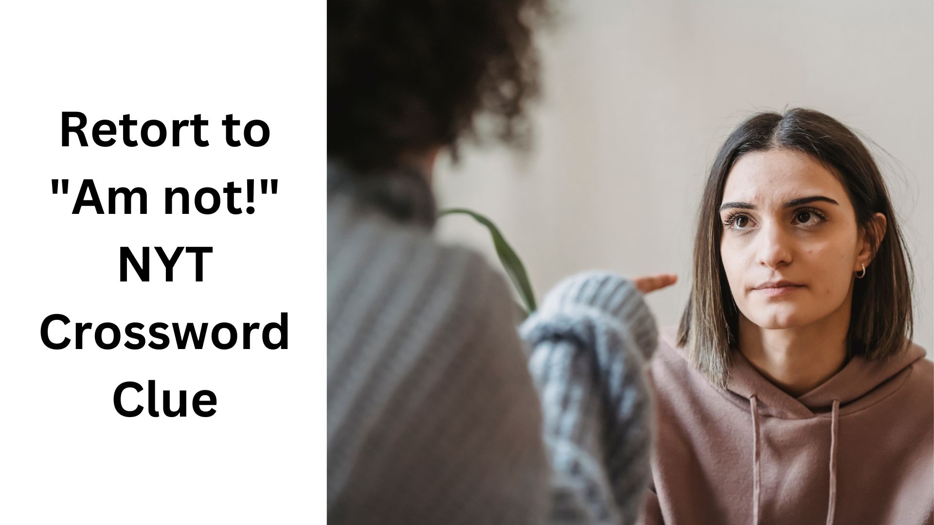 Retort To Am Not NYT Crossword Clue August 8 2024