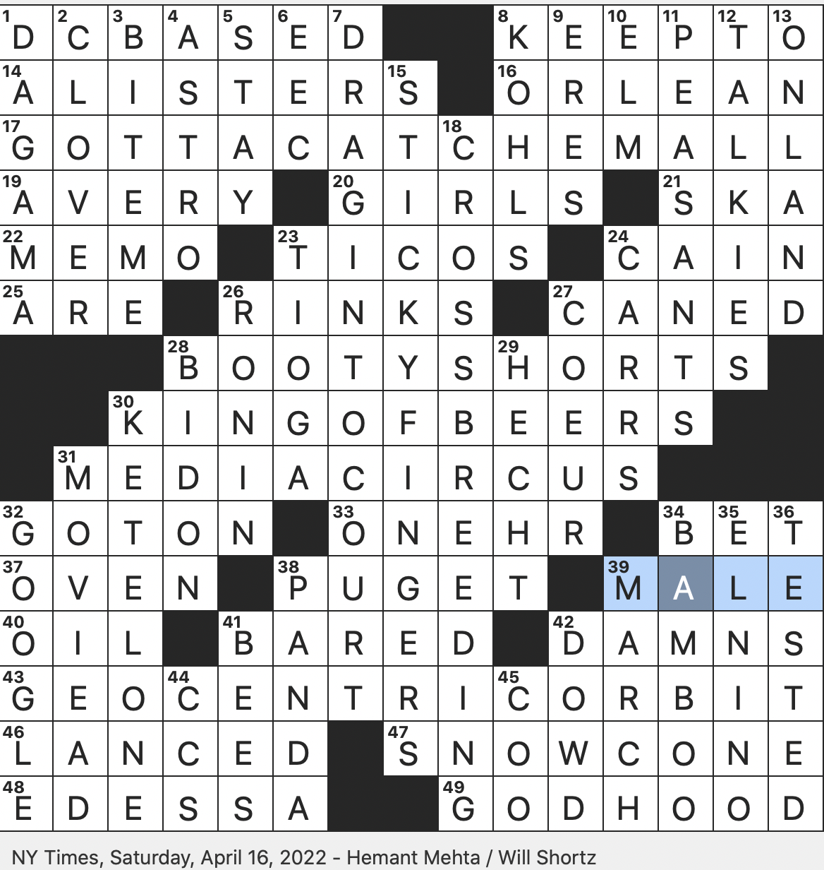 Rex Parker Does The NYT Crossword Puzzle 1998 Robert De Niro Crime Thriller SAT 4 16 22 Footslog Early Macedonian Capital Drink Marvelously Sloganeer Silent Counterparts Once Native