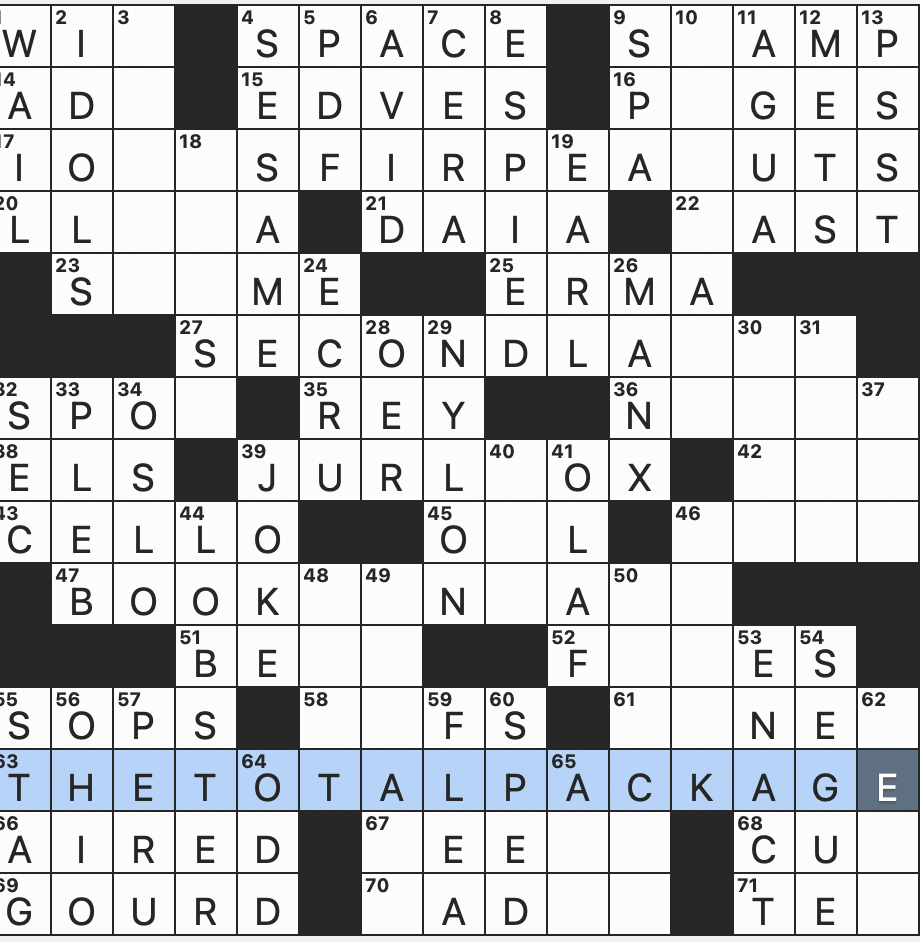 Rex Parker Does The NYT Crossword Puzzle 2025