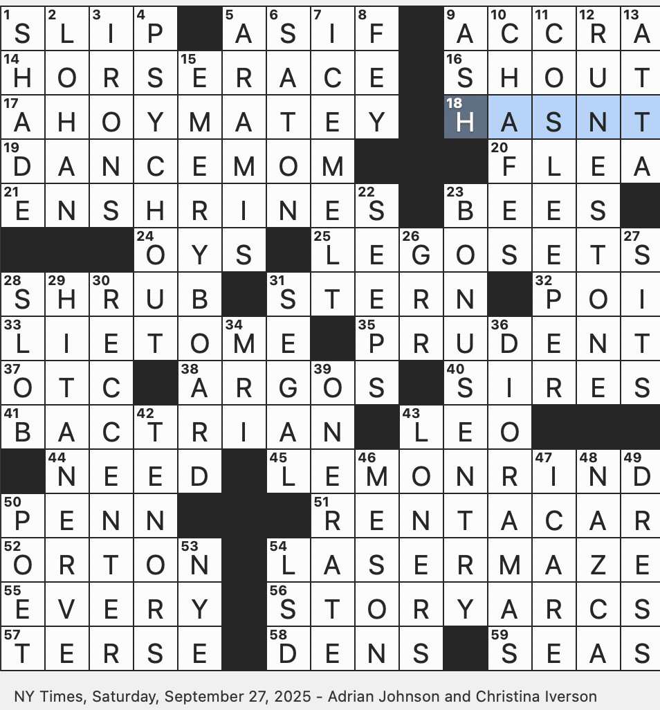 Rex Parker Does The NYT Crossword Puzzle Ancient Peruvian Geoglyphs SAT 9 27 25 African Capital Whose Name Translates To ants Contempt In Slang Period That Begins On July 23