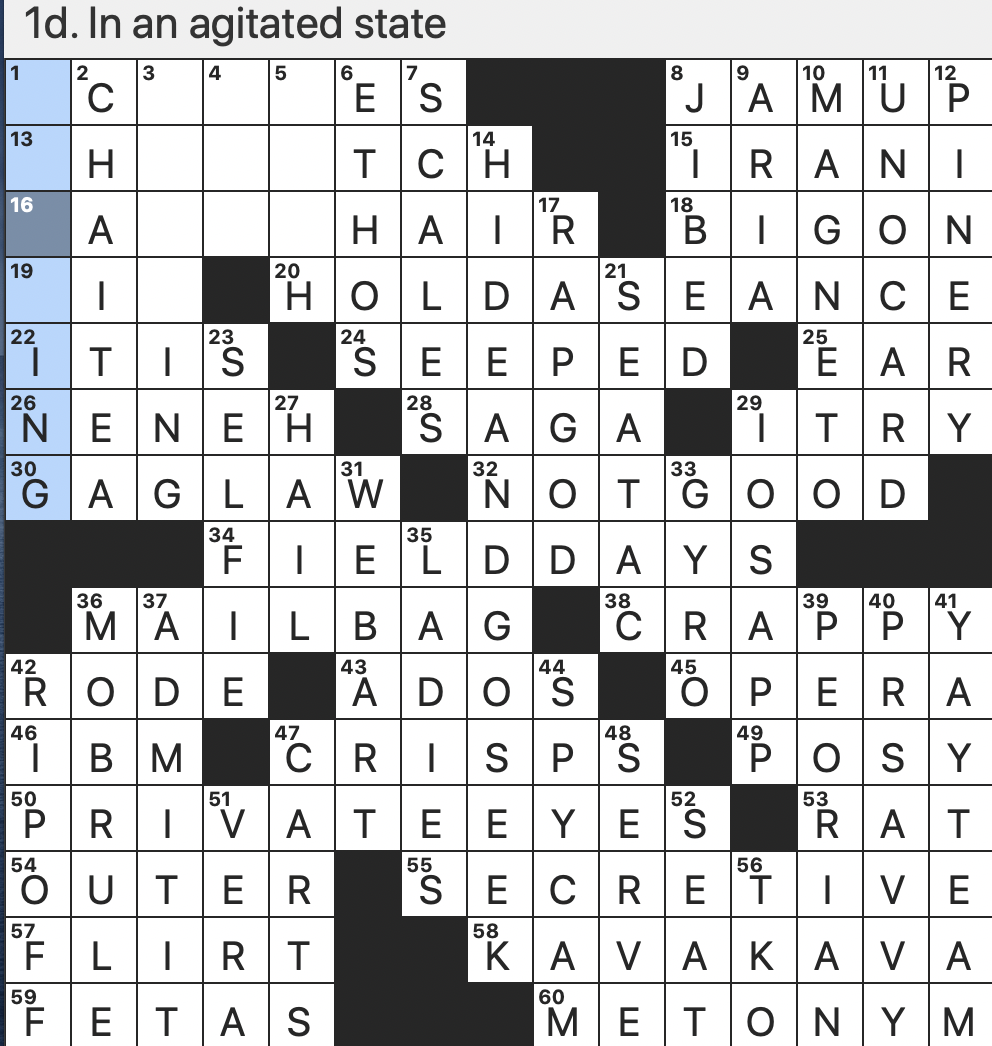 Rex Parker Does The NYT Crossword Puzzle Average American Allusively SAT 11 5 22 Alternatives To Baskets Famous Game saving 1954 World Series Play By Willie Mays Peter Pettigrew s Animagus In