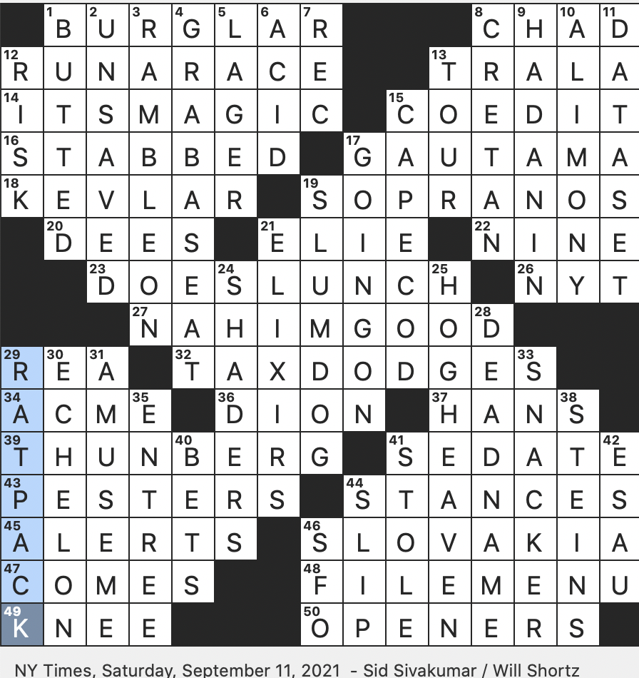 Rex Parker Does The NYT Crossword Puzzle Group To Which Don Rickles Joked He Never Received An Official Membership Card SAT 9 11 21 Acts Like A Nudnik To Title Sort