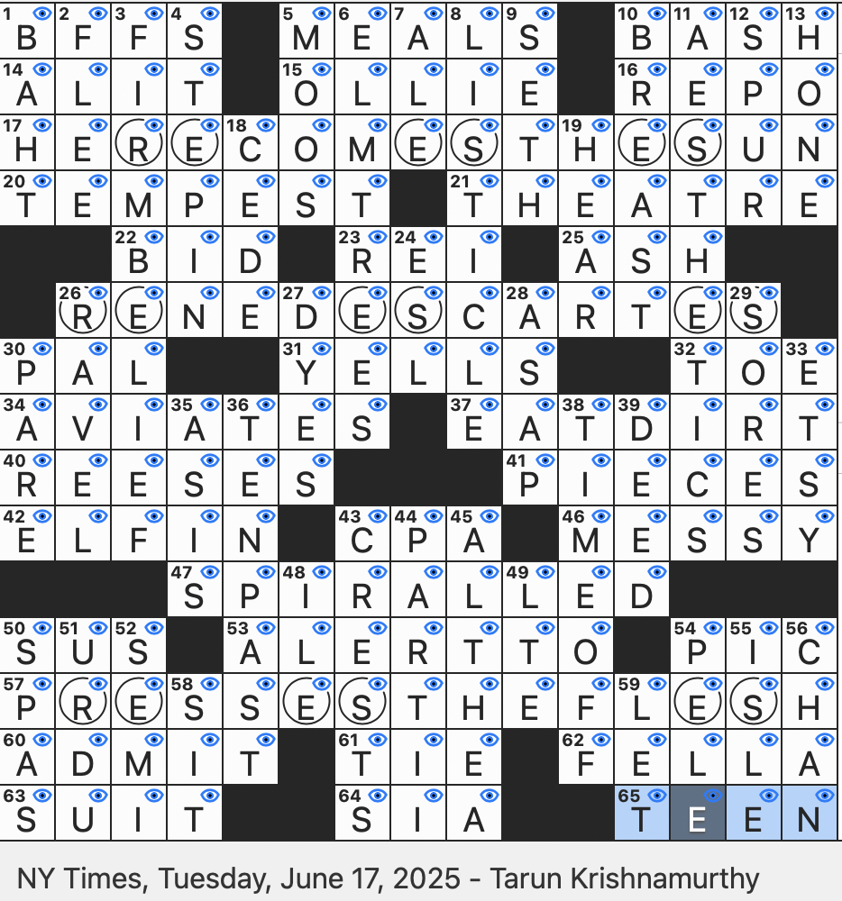 Rex Parker Does The NYT Crossword Puzzle Ride or dies In Brief TUE 6 17 25 Shady In Modern Lingo Wireless Standard Inits Windstorm Often Accompanied By Rain Tennis s Gibson Who Rex Parker Does The NYT Crossword Puzzle Ride or dies In Brief TUE 6 17 25 Shady In Modern Lingo Wireless Standard Inits Windstorm Often Accompanied By Rain Tennis s Gibson Who