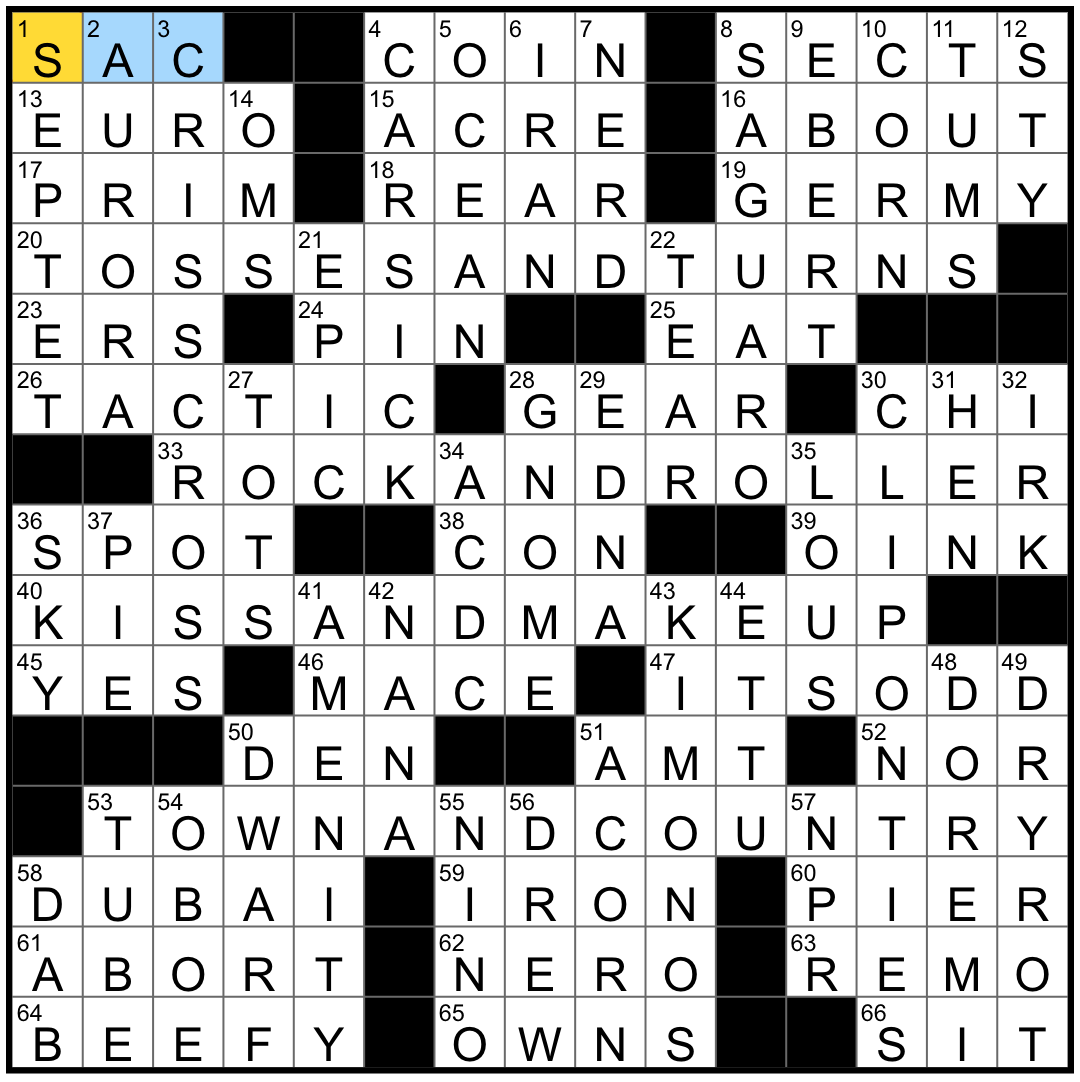 Rex Parker Does The NYT Crossword Puzzle Spice Related To Nutmeg TUES 7 25 23 Setting For A Bicycle Race Rock Band With A Slash In Its Name Happy Or Sleep E g