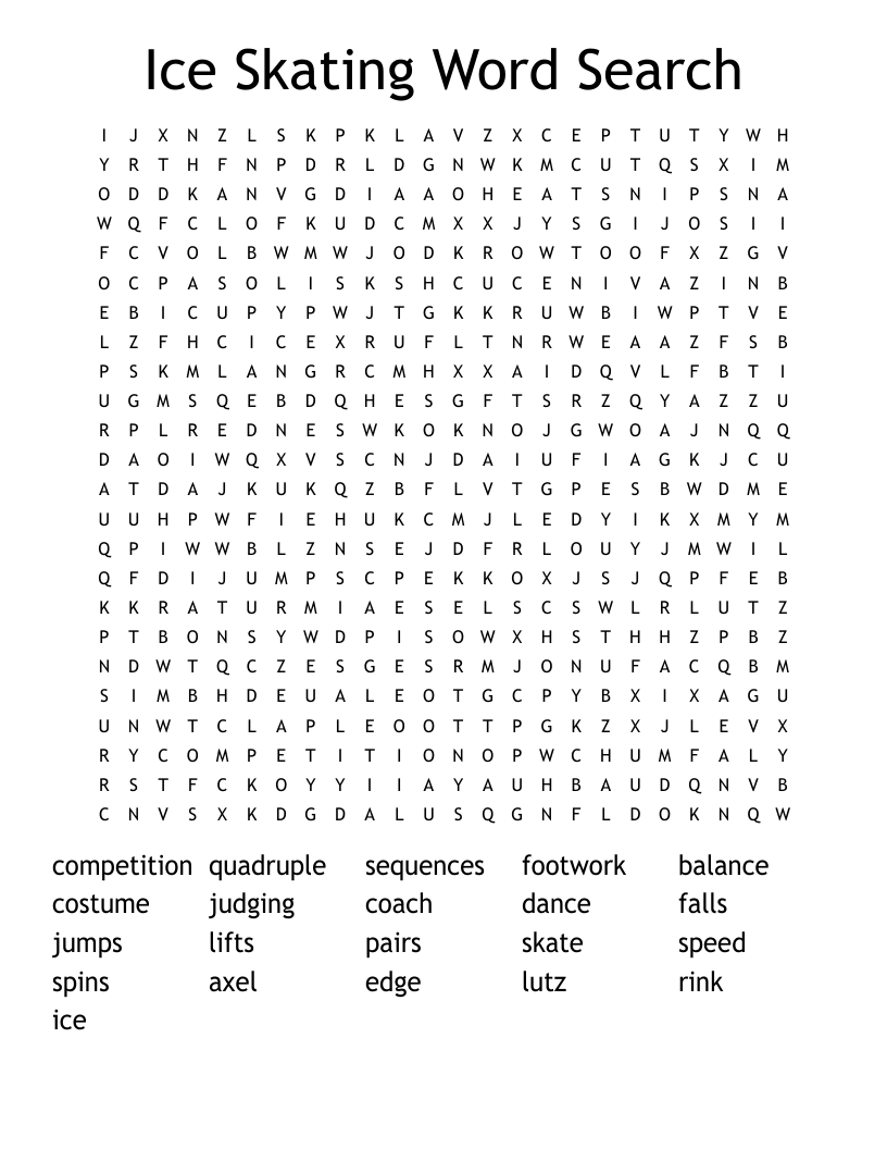 Skating Jump Crossword Clue 5 Letters Letters