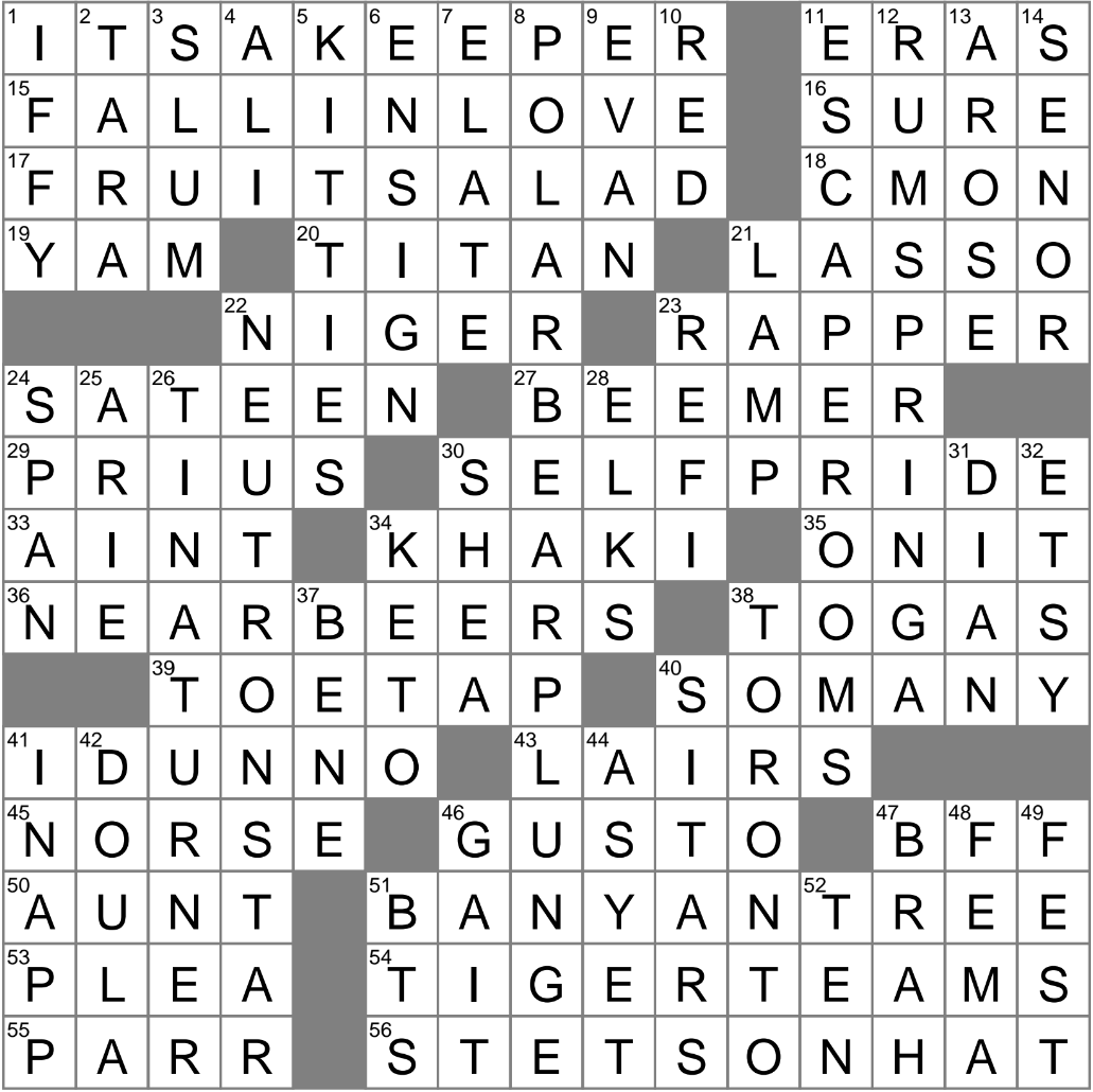 Some Ranch Dressing Crossword Clue Archives LAXCrossword