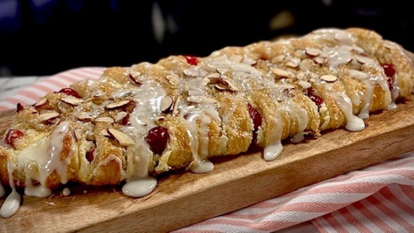 Sour Cherry Cream Cheese Pastry