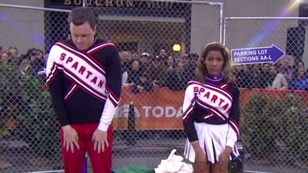 Spartan Cheerleaders Willie Geist Tamron Hall TODAY s SNL Halloween YouTube