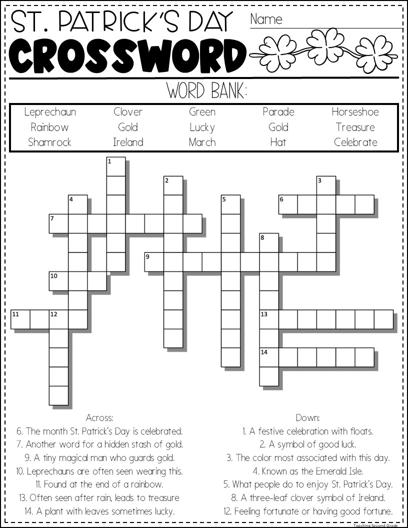St Patrick s Day Activity Fun Pack Word Search Crossword Scrambled Word Maze Teaching Ideas Made Easy St Patrick s Day Activity Fun Pack Word Search Crossword Scrambled Word Maze Teaching Ideas Made Easy