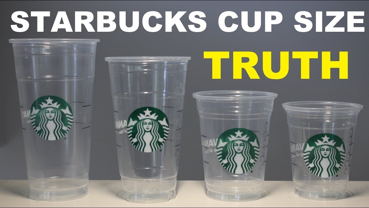STARBUCKS CUP SIZES JUSTIFIED EXPERIMENT YouTube STARBUCKS CUP SIZES JUSTIFIED EXPERIMENT YouTube