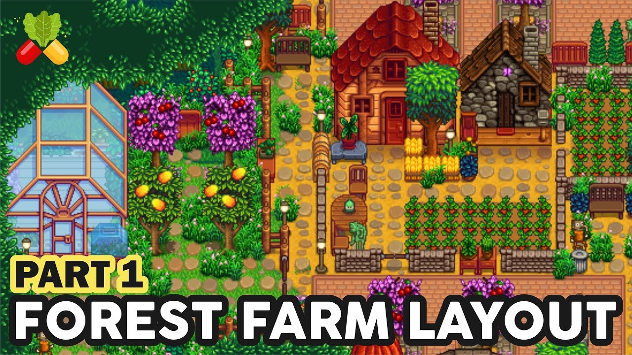 Stardew Valley Forest Farm Layout Design Part 1 YouTube Stardew Valley Forest Farm Layout Design Part 1 YouTube