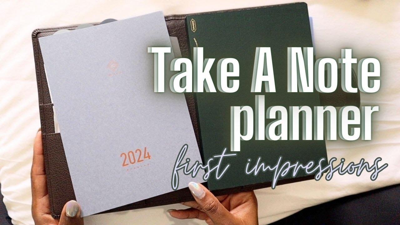Take A Note Planner First Impressions How I ll Be Using It For 2024 YouTube