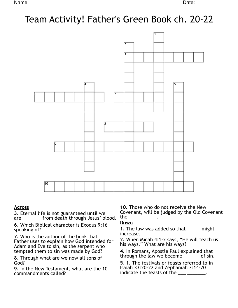 author of exodus crossword clue