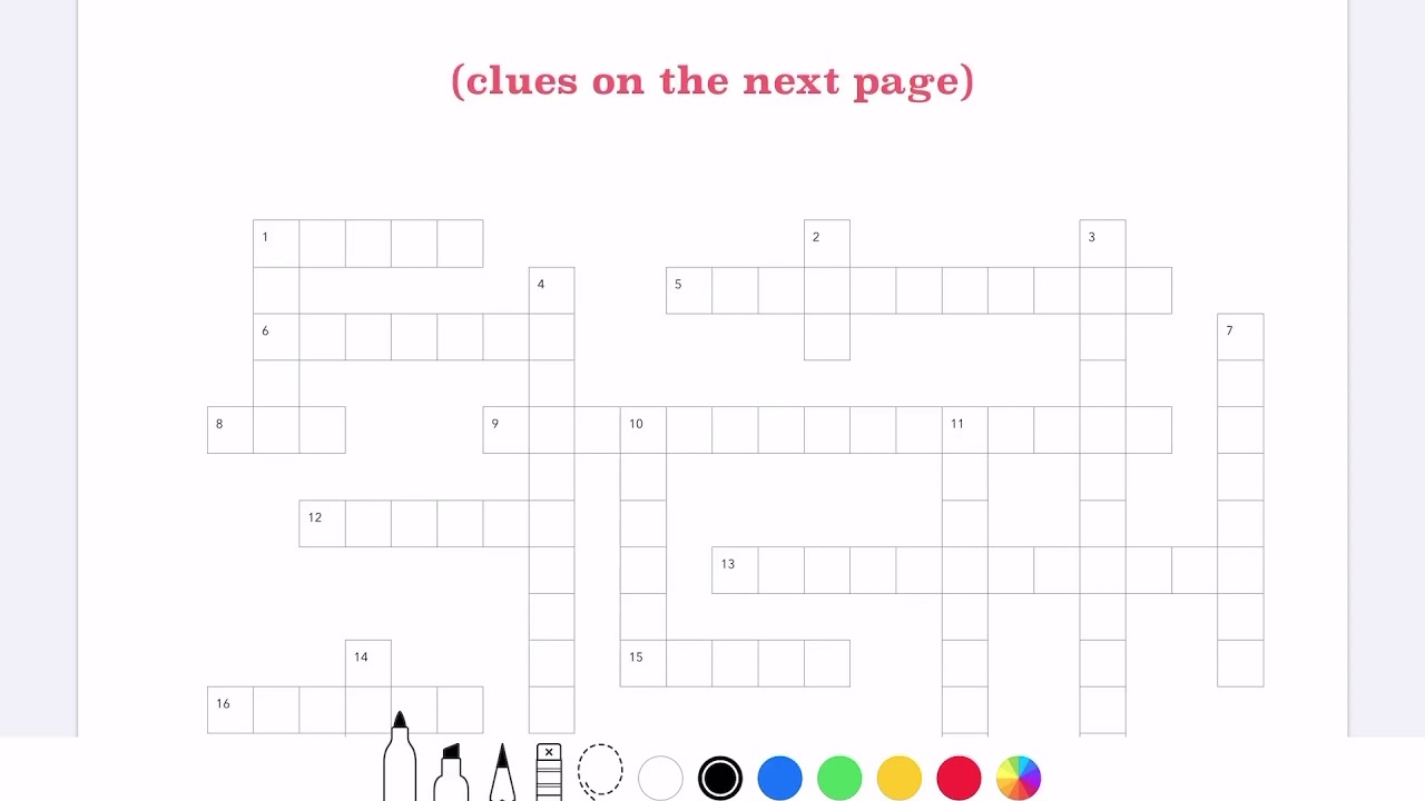 Test 2 Study Guide Crossword YouTube Test 2 Study Guide Crossword YouTube