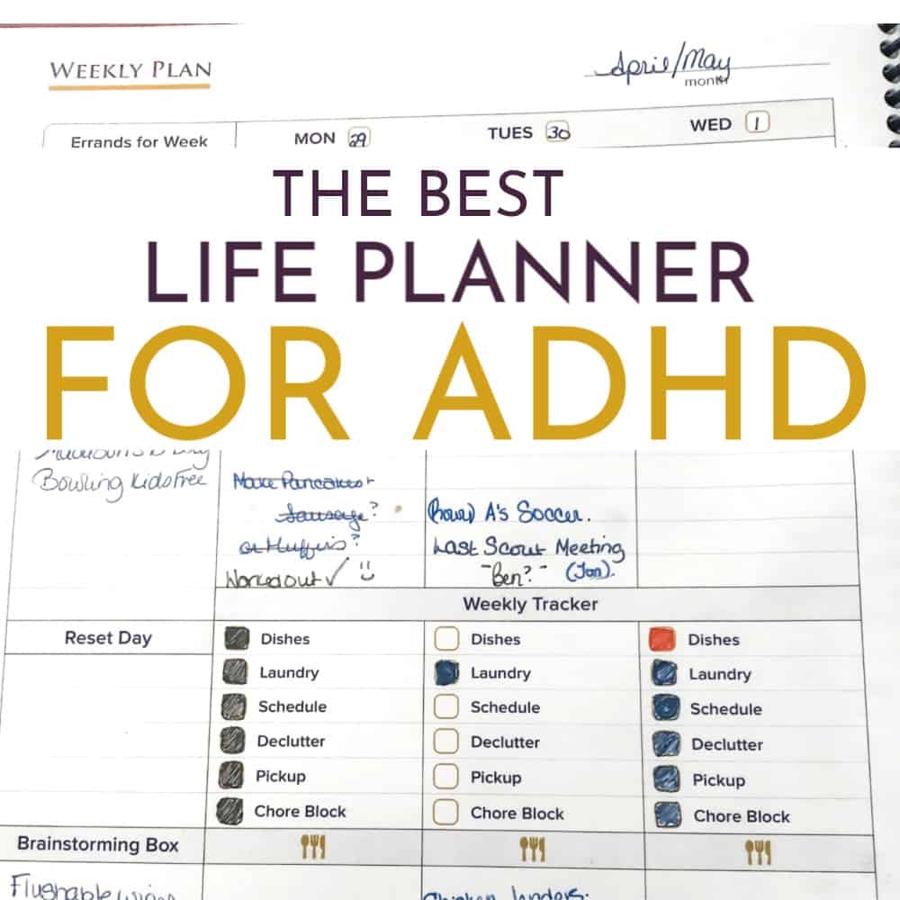 The Best Planner For ADHD Home Success Planner The Busy Budgeter