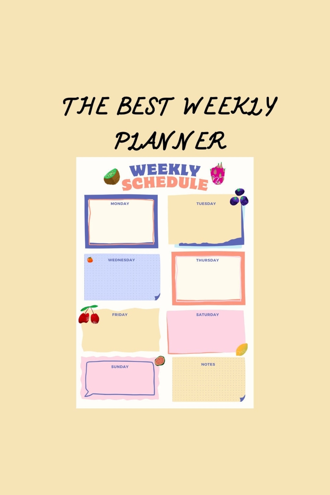 best weekly planner best weekly planner