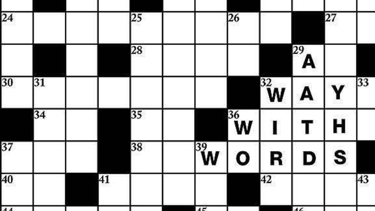 The Crossword Has It s Way With Words The Crossword Has It s Way With Words