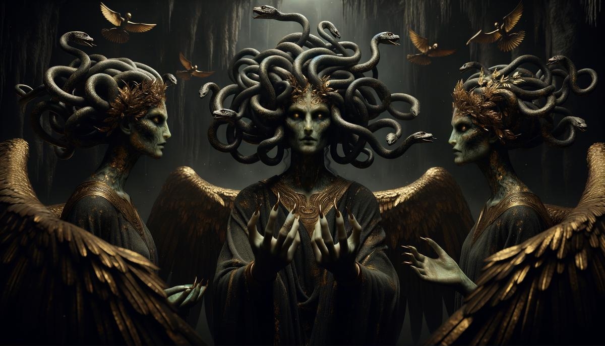 The Gorgons And Medusa Paleothea The Gorgons And Medusa Paleothea