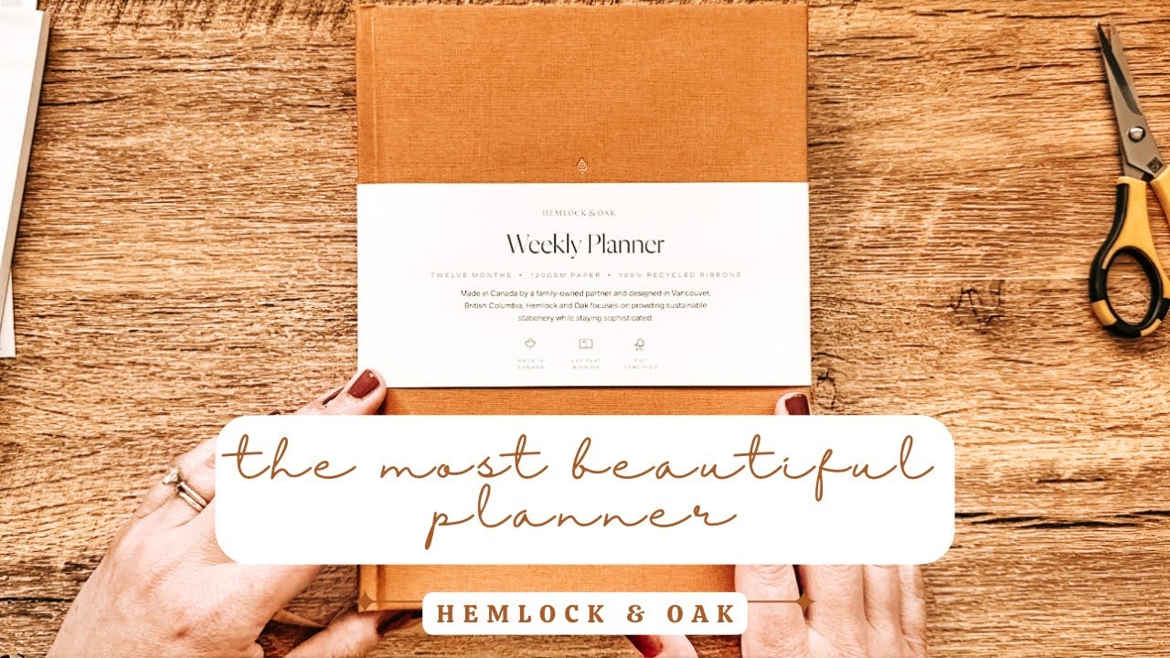 The Most Beautiful Planner Hemlock Oak YouTube