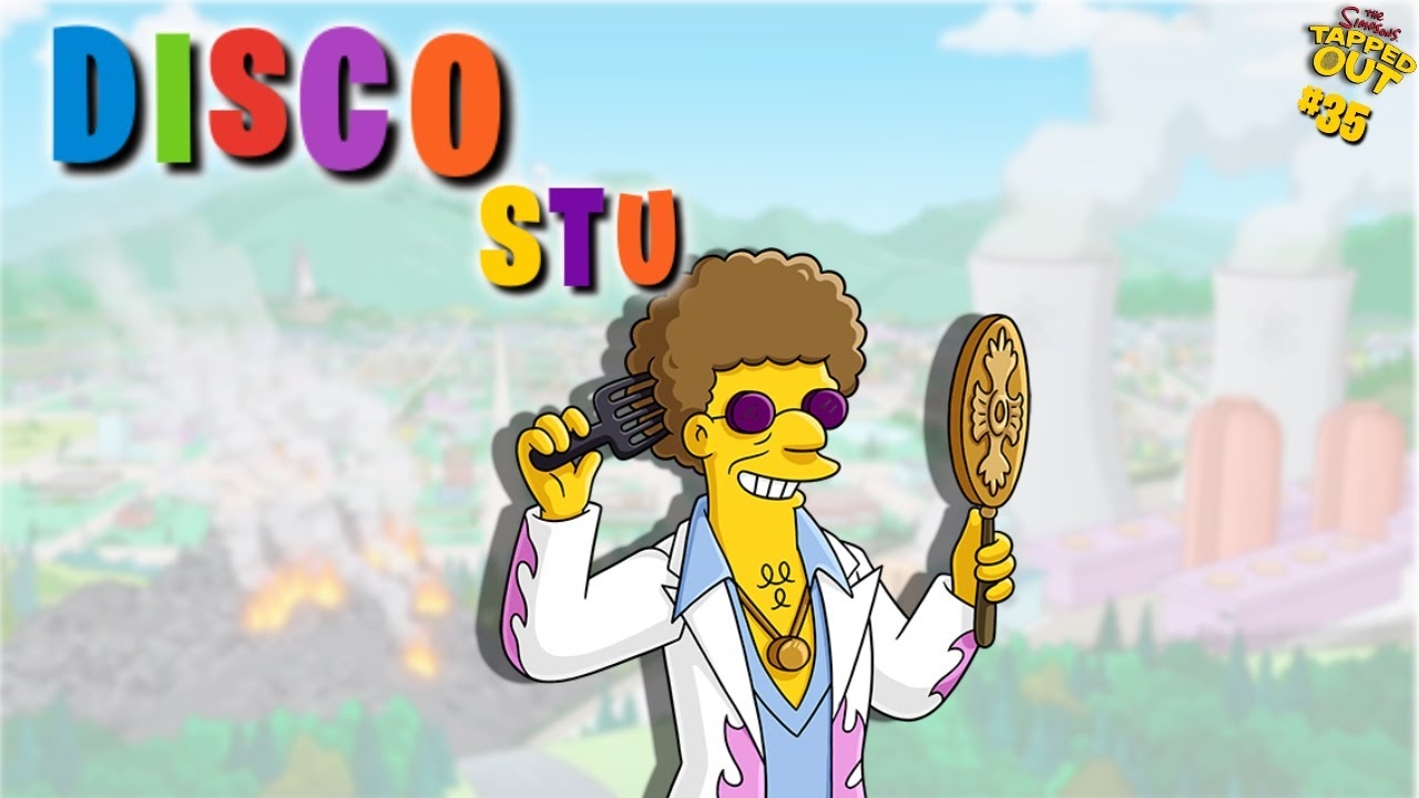 The Simpsons Tapped Out 35 Disco Stu YouTube